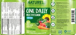 Label for One Daily Multivitamin for Men