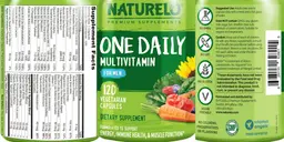 Label for One Daily Multivitamin for Men