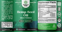 Label for Hemp Seed Oil