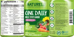 Label for One Daily Multivitamin for Women 50+