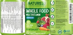 Label for Whole Food Multivitamin for Men 50+