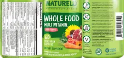 Label for Whole Food Multivitamin for Teens
