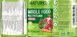 Label for Whole Food Multivitamin for Women