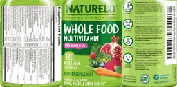 Label for Whole Food Multivitamin for Women 50+