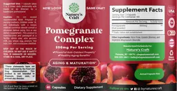 Label for Pomegranate Complex 500 mg