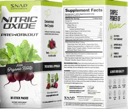 Label for Nitric Oxide PreWorkout