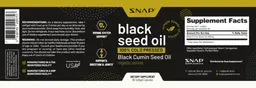 Label for Black Seed Oil