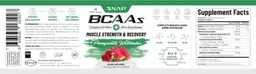 Label for BCAAs Pomegranate Watermelon