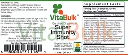 Label for Super Immunity Shot