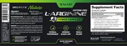 Label for L-Arginine Caffeine-Free