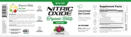 Label for Nitric Oxide Organic Beets Apple Flavor