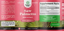Label for Saw Palmetto Berry Extract