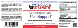 Label for Cell Support