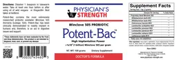 Label for Potent-Bac