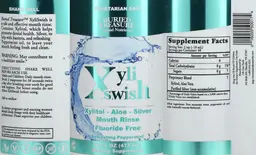 Label for XyliSwish Refreshing Peppermint