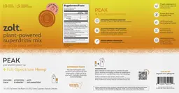 Peak + Full-Spectrum Hemp Tarim Peach Te