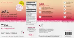 Label for Well + Collagen Boost Meyer Lemon Tea