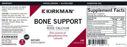 Label for Bone Support