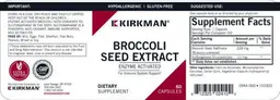 Label for Broccoli Seed Extract