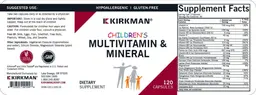 Label for Children's Multivitamin & Mineral
