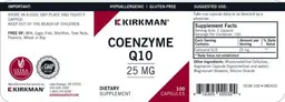 Label for Coenzyme Q10 25 mg