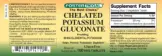 Label for Chelated Potassium Gluconate