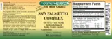 Label for Saw Palmetto Complex
