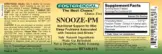 Label for Snooze-PM