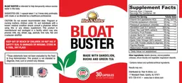 Label for Bloat Buster