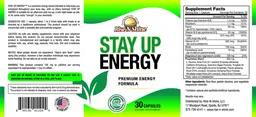Label for Stay Up Energy