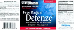 Label for Free Radical Defenze
