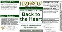 Label for Back to the Heart
