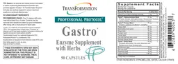 Label for Gastro