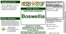 Label for Boswellia