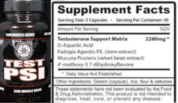 Label for Test PSI