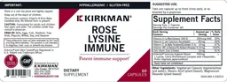 Label for Rose Lysine Immune