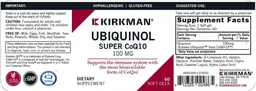 Label for Ubiquinol Super CoQ10 100 mg