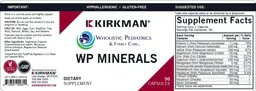 Label for WP Minerals
