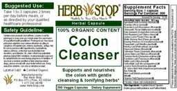 Label for Colon Cleanser