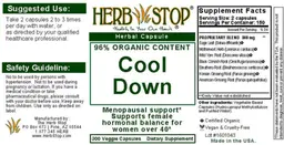 Label for Cool Down