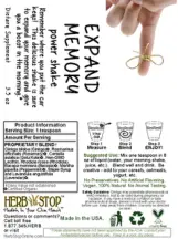 Label for Expand Memory Power Shake