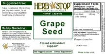 Label for Grape Seed
