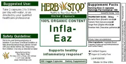 Label for Infla-Eaz