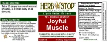 Label for Joyful Muscle