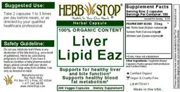 Label for Liver Lipid Eaz