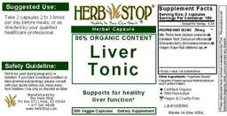 Label for Liver Tonic