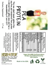 Label for Pea Protein