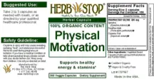Label for Physical Motivation