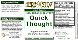 Label for Quick Thought