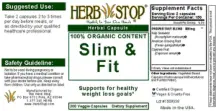 Label for Slim & Fit